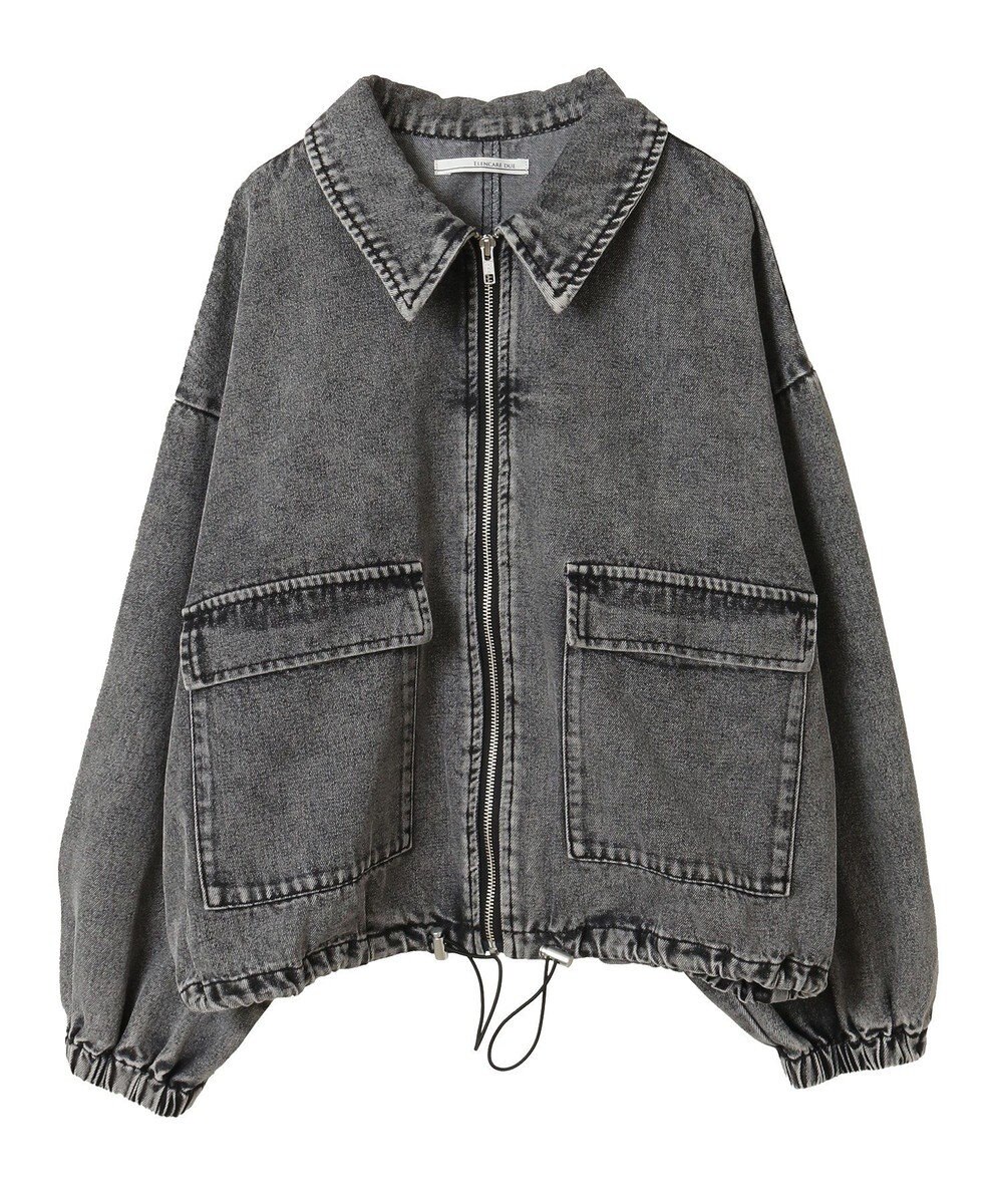 Green Parks ・ＥＬＥＮＣＡＲＥ　ＤＵＥ　デニムステンカラーブルゾ 