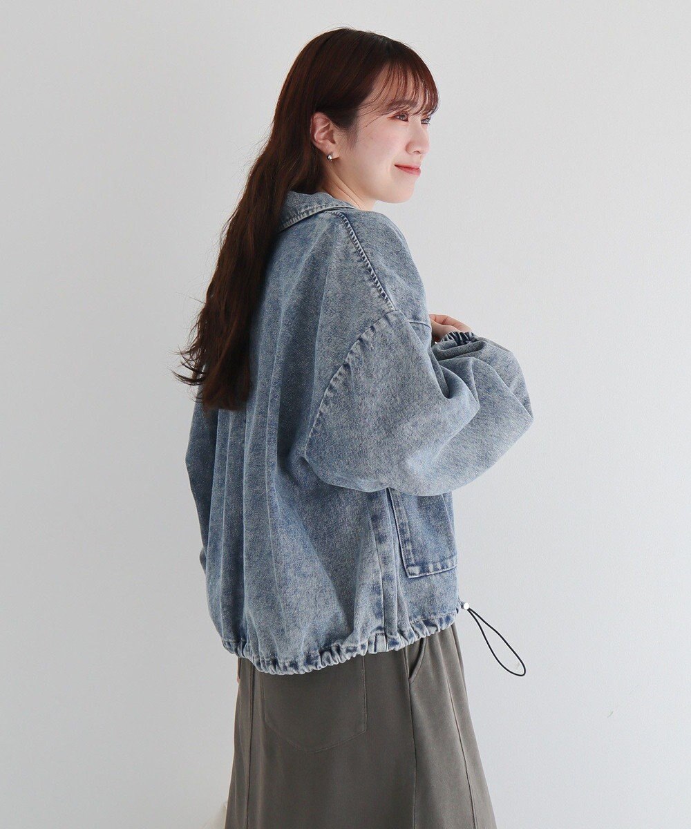 Green Parks ・ＥＬＥＮＣＡＲＥ　ＤＵＥ　デニムステンカラーブルゾ 