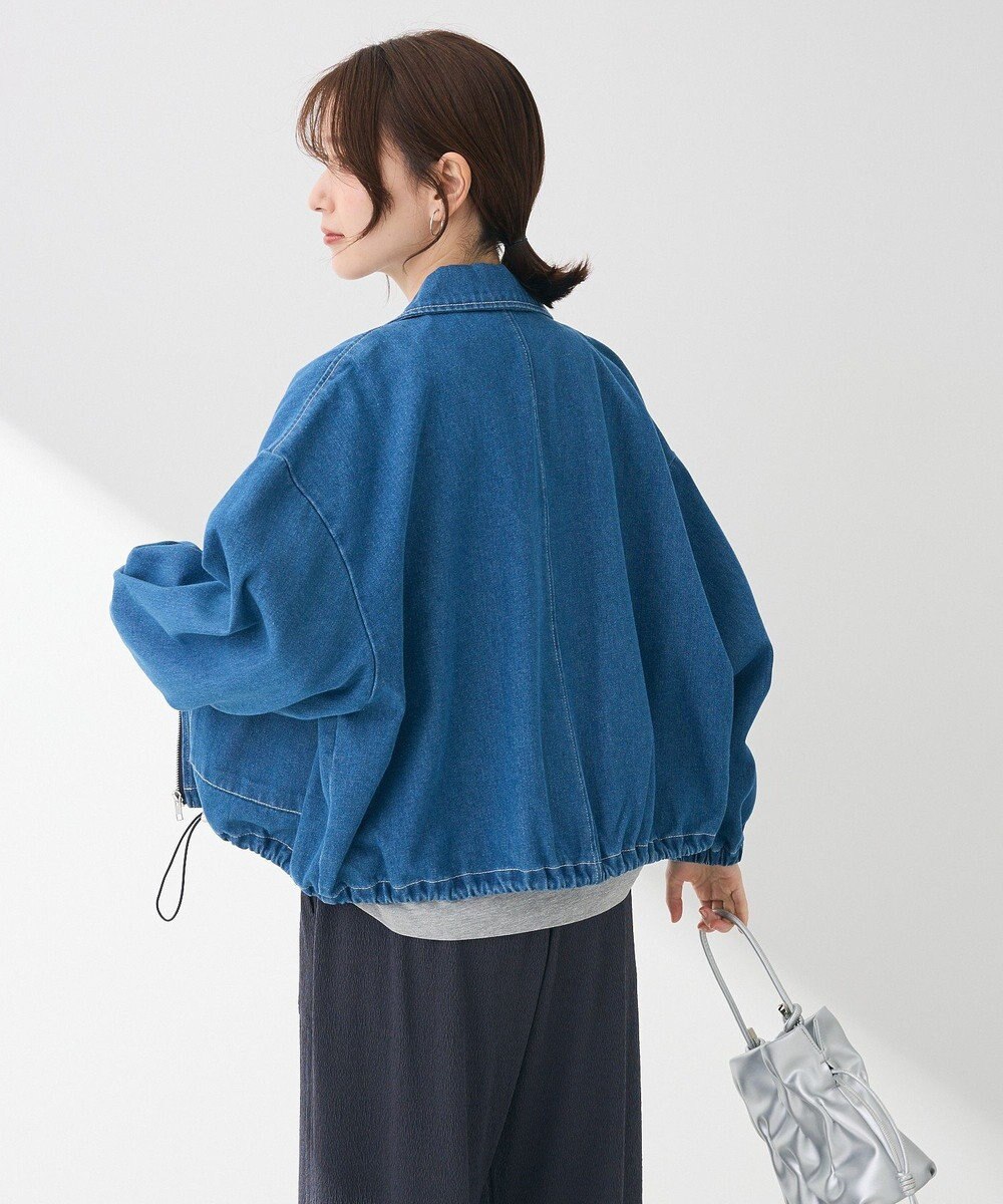 Green Parks ・ＥＬＥＮＣＡＲＥ　ＤＵＥ　デニムステンカラーブルゾ 