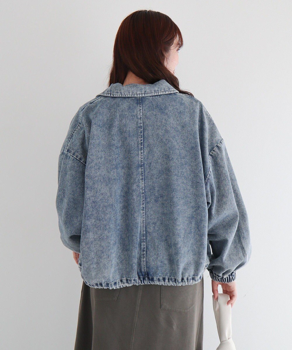 Green Parks ・ＥＬＥＮＣＡＲＥ　ＤＵＥ　デニムステンカラーブルゾ 