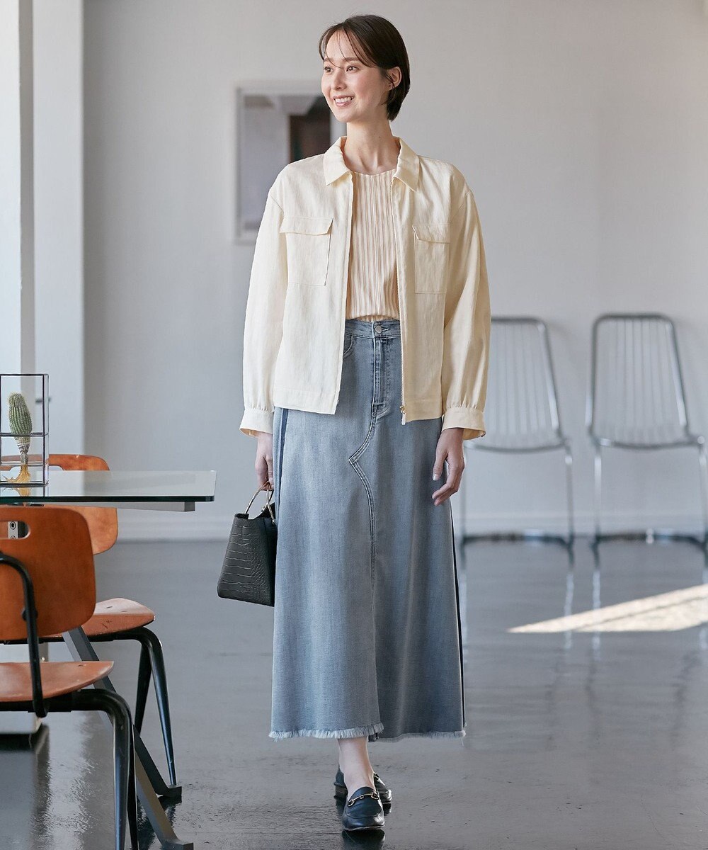 自由区 【XSサイズ～/洗える】USUKARU DENIM スカート 