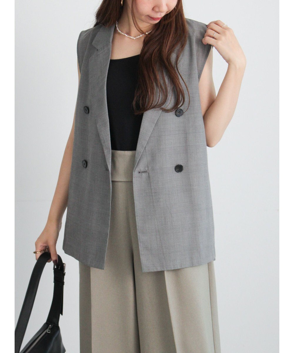 Te chichi サイドオープンライトジレ 