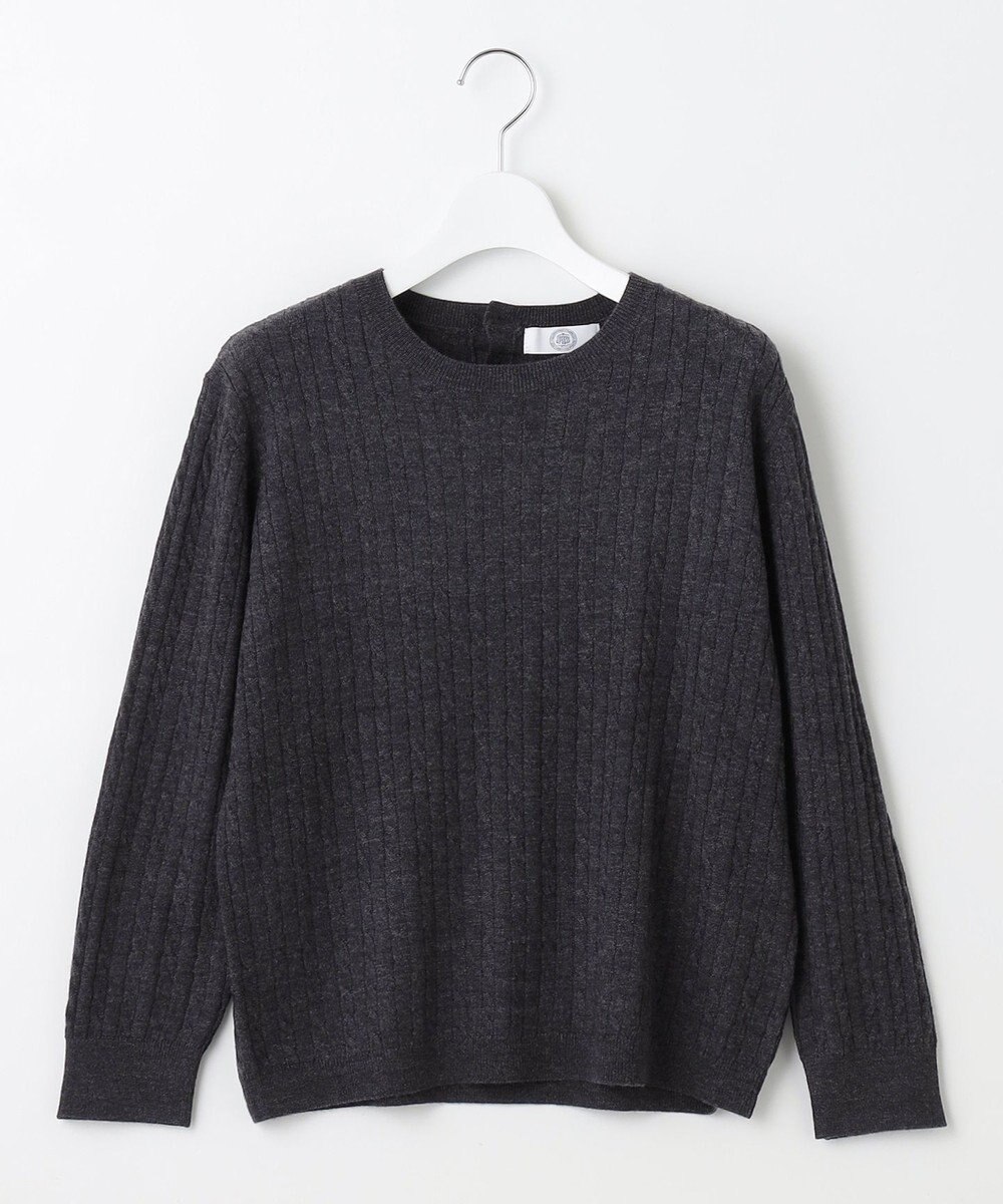 J.PRESS LADIES L 【洗える】KNIT BASIC クルーネック ニット 