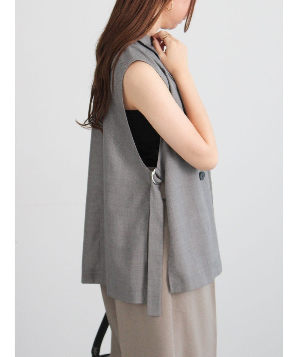 Te chichi サイドオープンライトジレ 