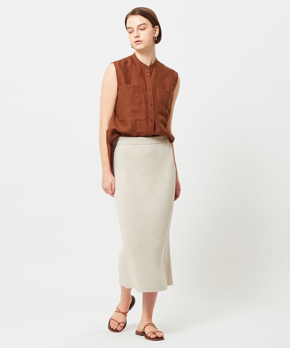 BEIGE， BASILE / バンドカラーシャツ 