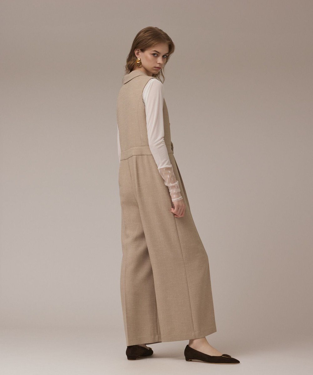 GRACE CONTINENTAL ツイードテーラーサロペット 