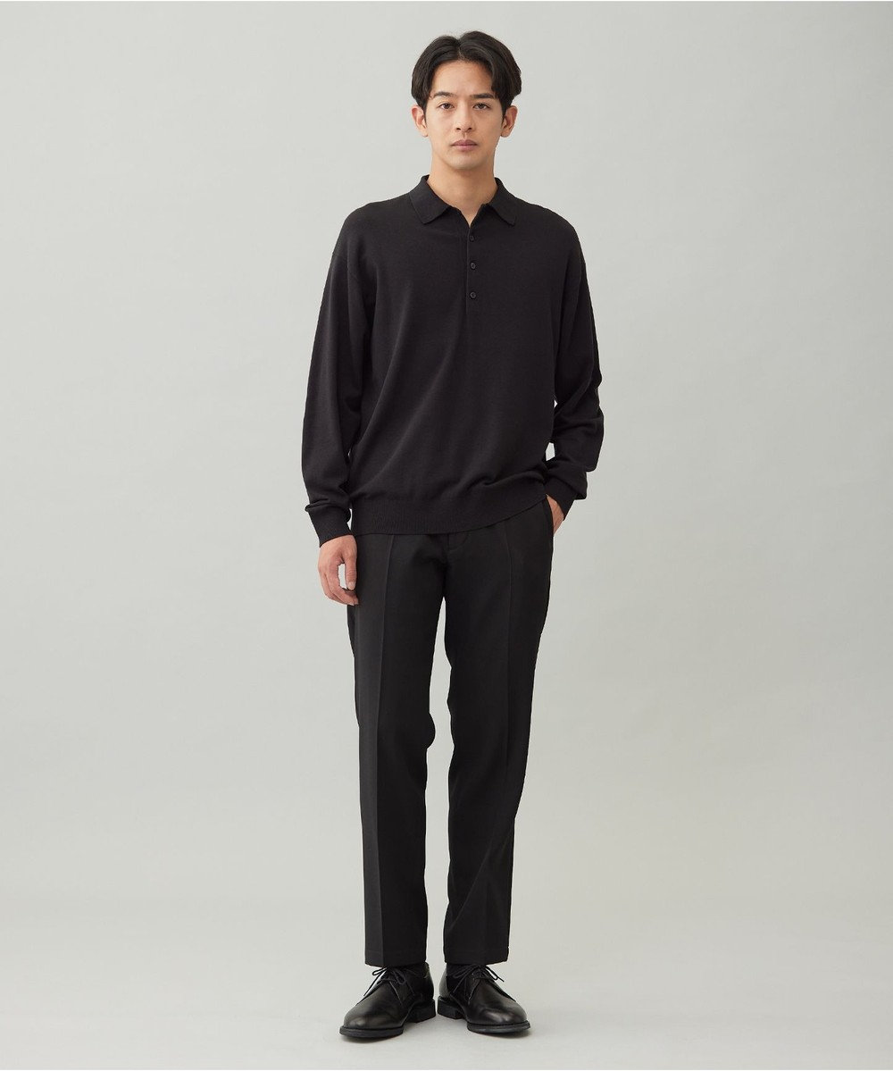 UNFILO MENS 【男女兼用】ソフトサーモ アンチピリングニット ポロ 