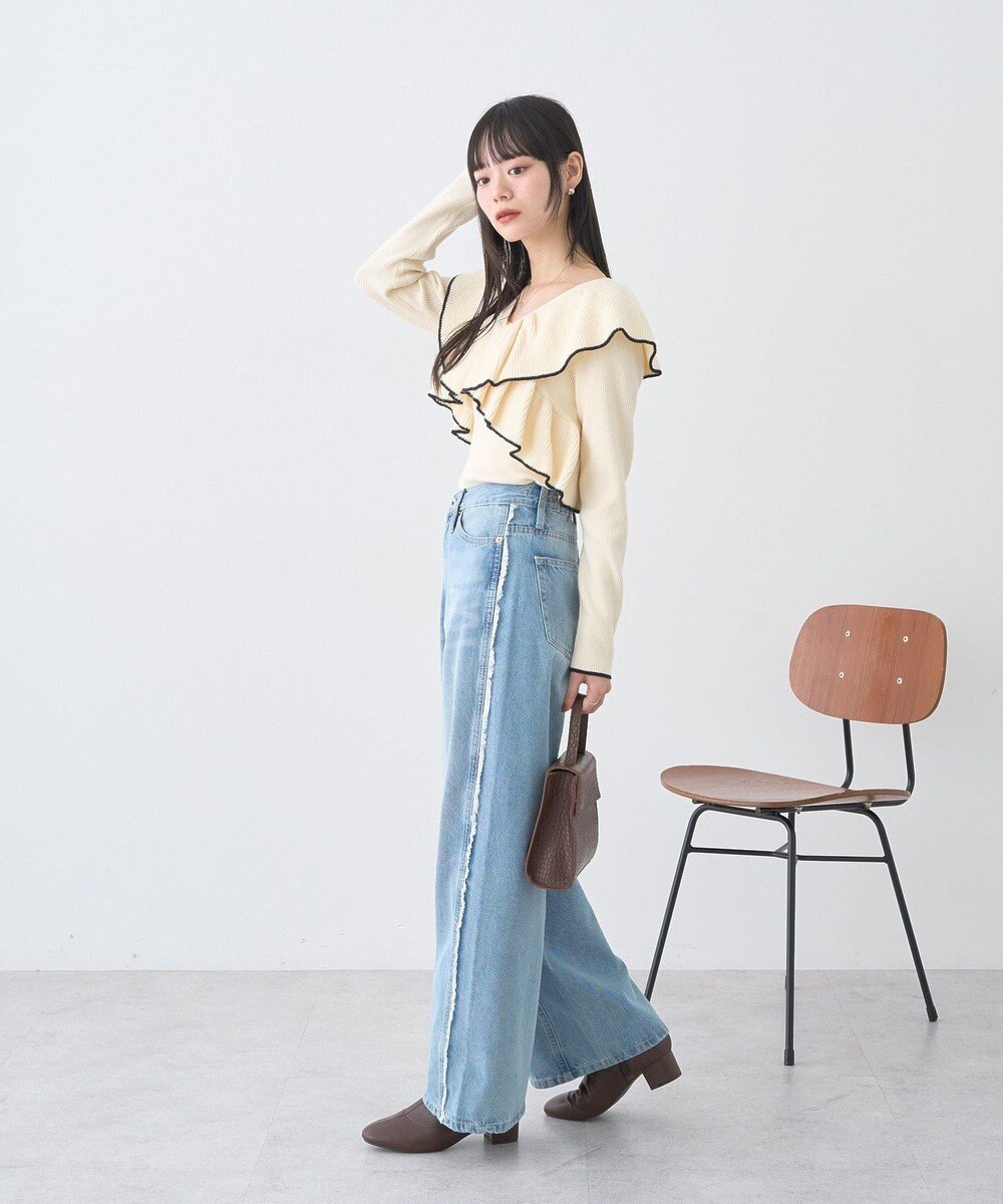 earth music&ecology 【SET ITEM】ラッフルニットボレロアンサンブル 