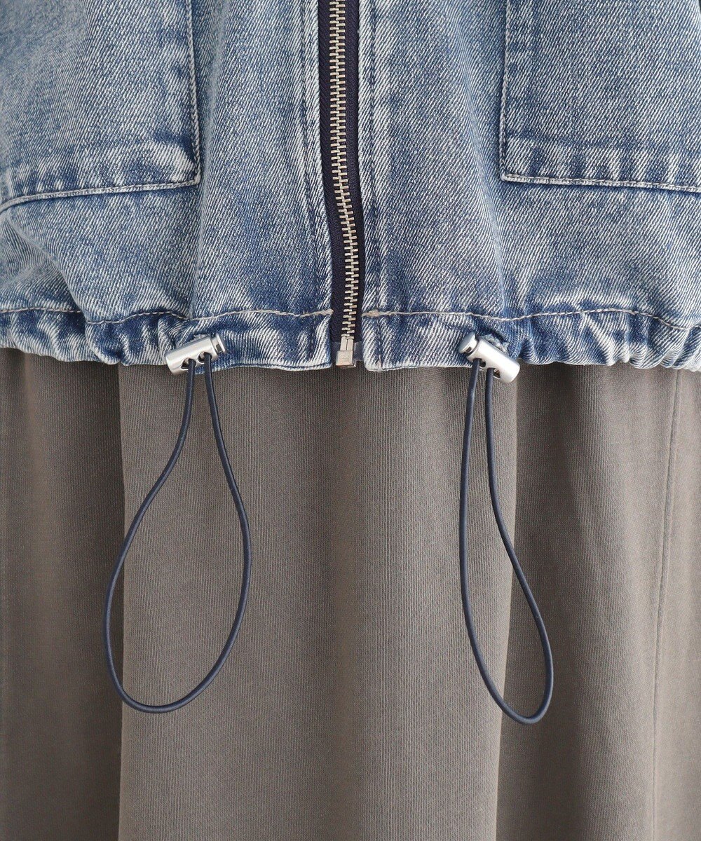 Green Parks ・ＥＬＥＮＣＡＲＥ　ＤＵＥ　デニムステンカラーブルゾ 