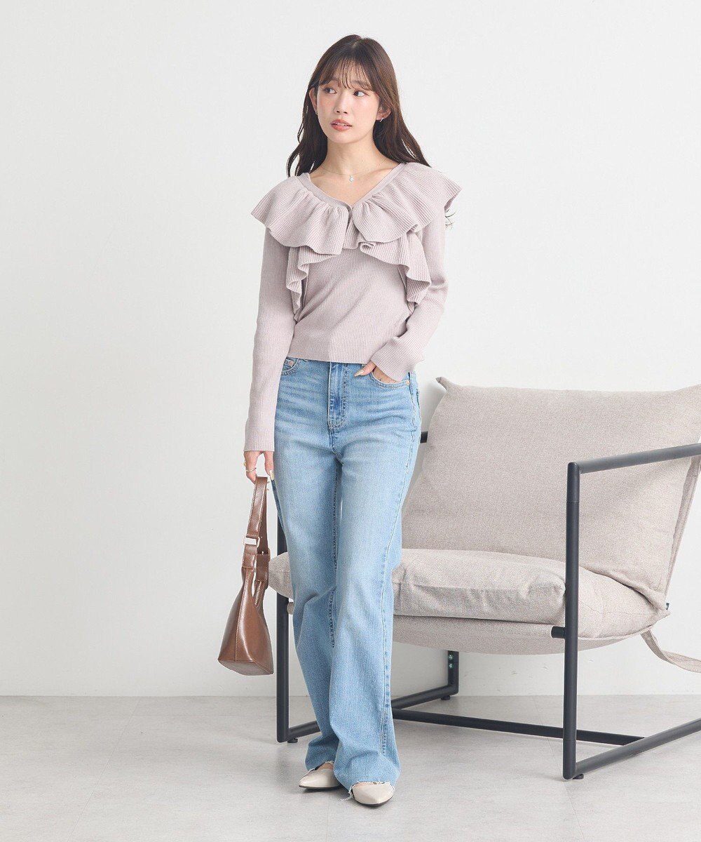 earth music&ecology 【SET ITEM】ラッフルニットボレロアンサンブル 