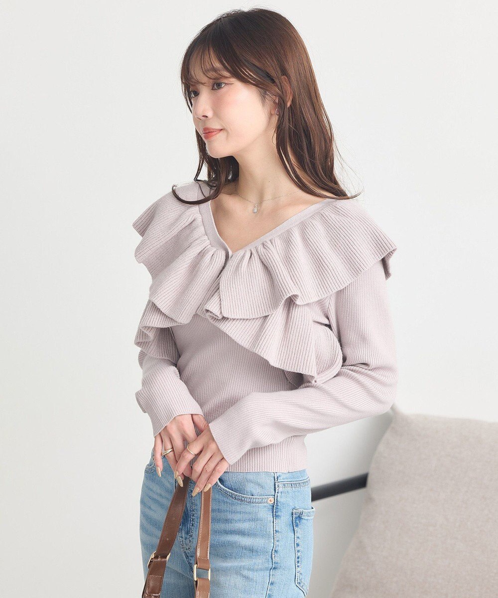 earth music&ecology 【SET ITEM】ラッフルニットボレロアンサンブル 