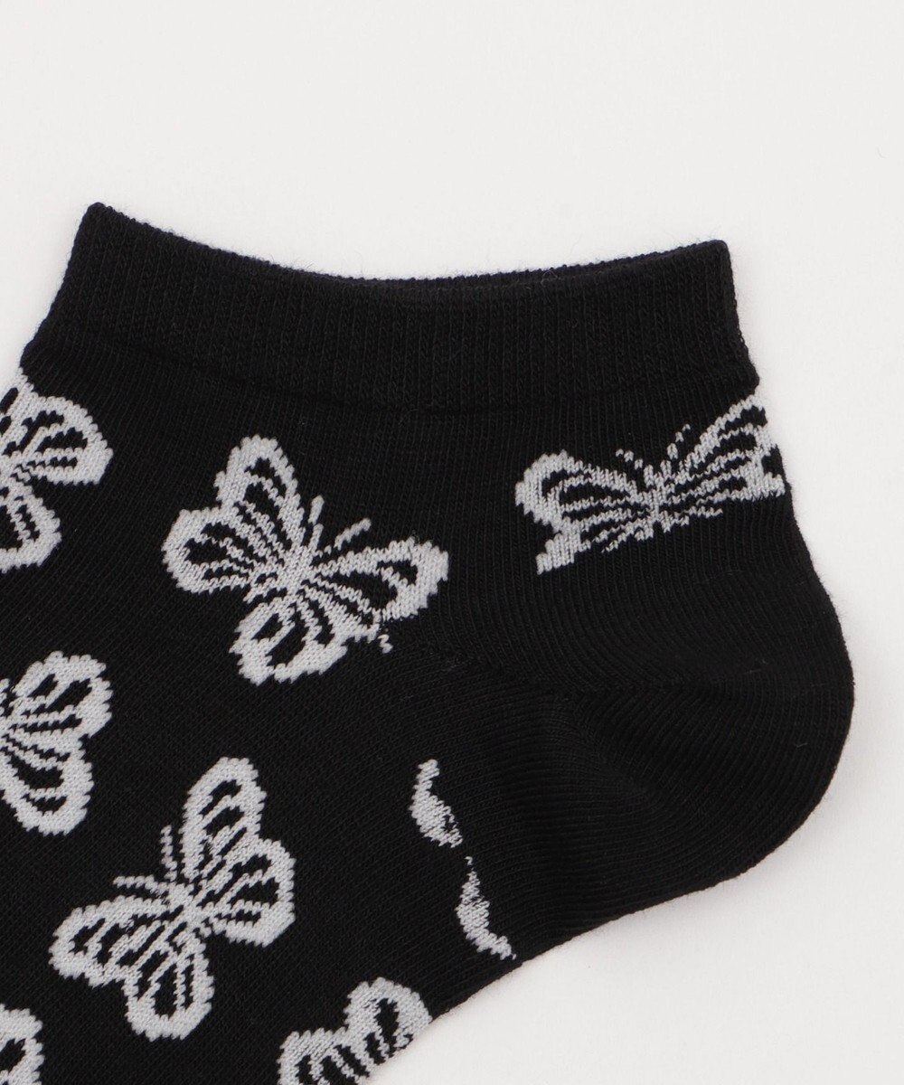 WEGO 総柄バタフライショートソックス 