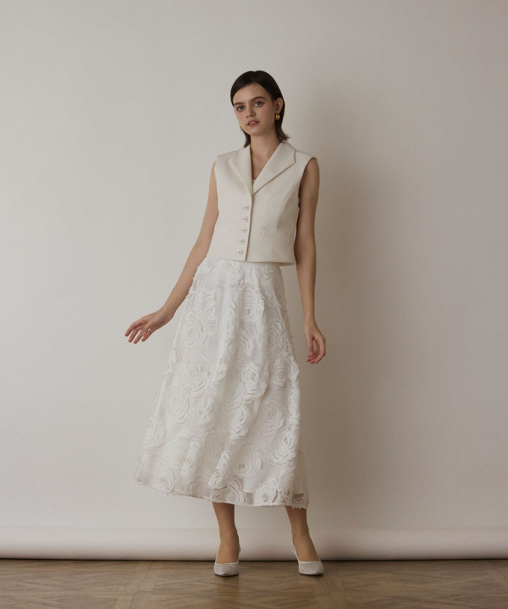 GRACE CONTINENTAL トリアセジャージジレ 