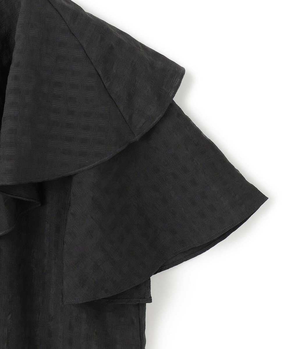 UNFILO ライトシアー ラッフルブラウス 