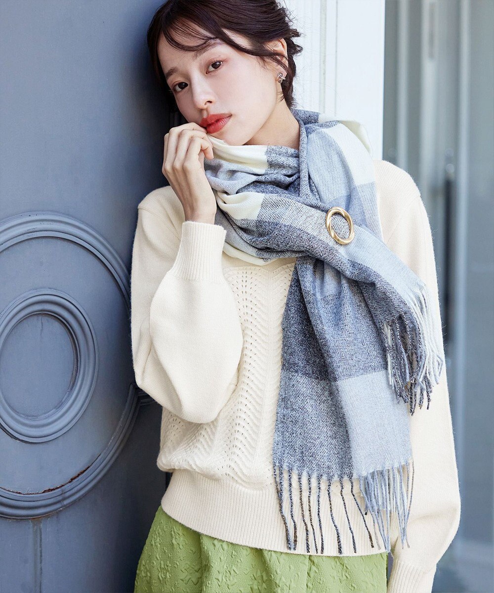 Tiaclasse 【洗える】ウェーブ編みニットプルオーバー 