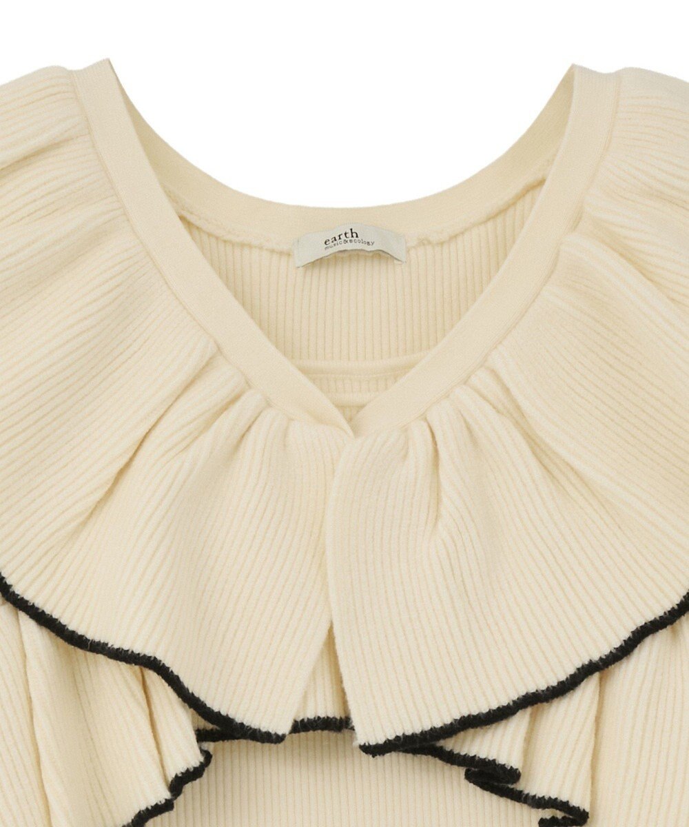 earth music&ecology 【SET ITEM】ラッフルニットボレロアンサンブル 