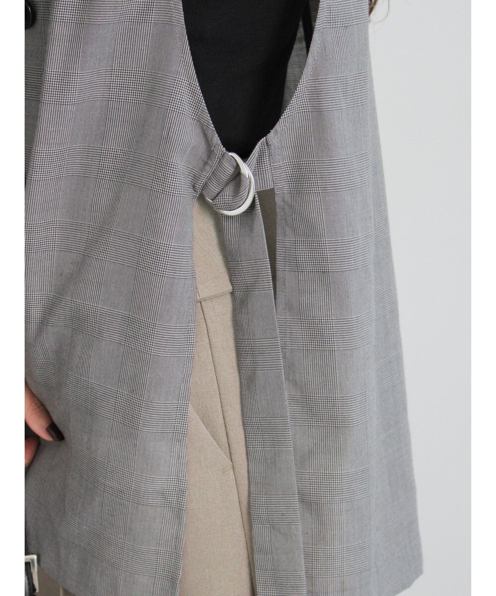 Te chichi サイドオープンライトジレ 