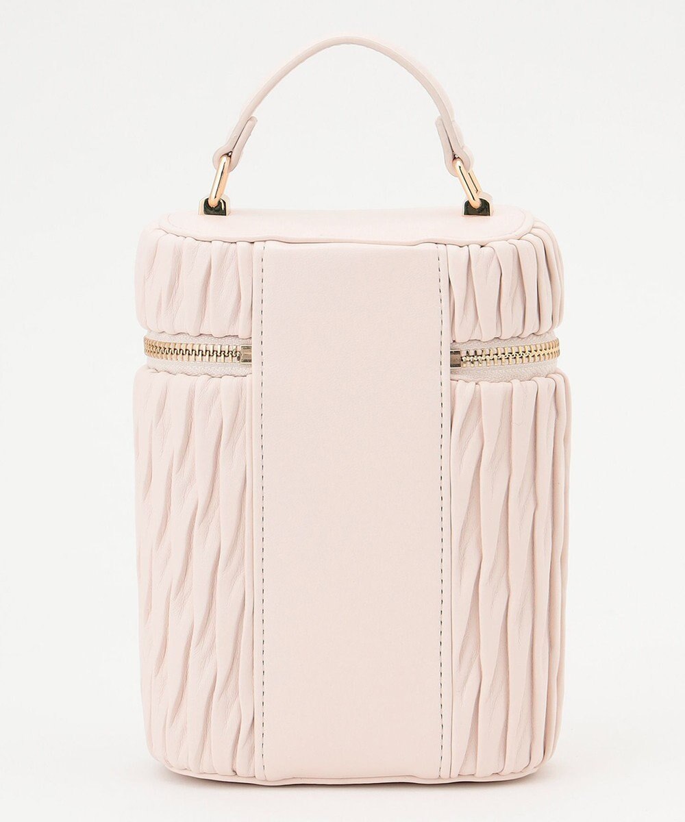 LA BAGAGERIE 【MONICA】ランダムプリーツバニティバッグ 