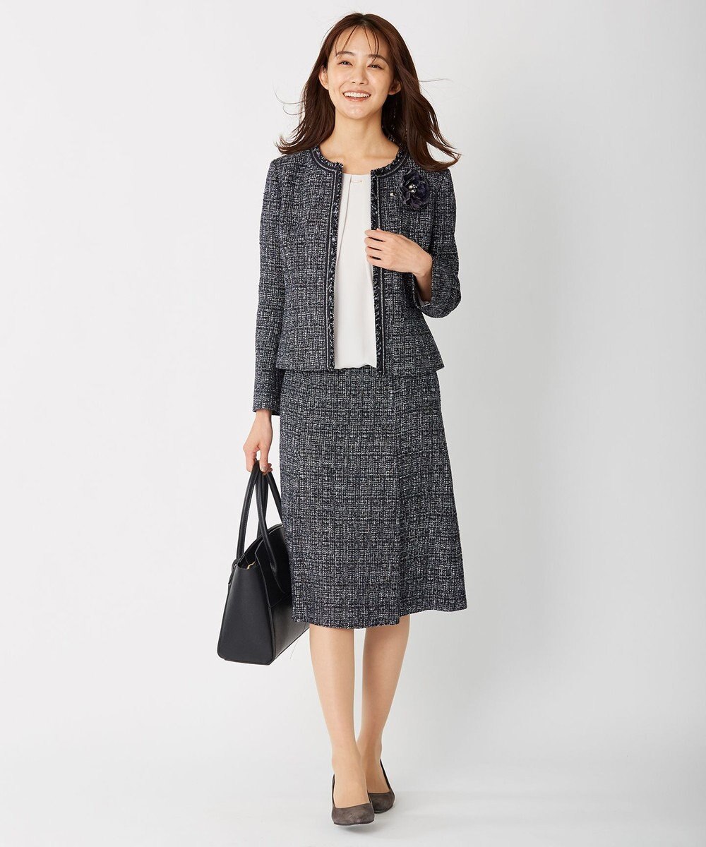 J.PRESS LADIES ファンシーツイード スカート 