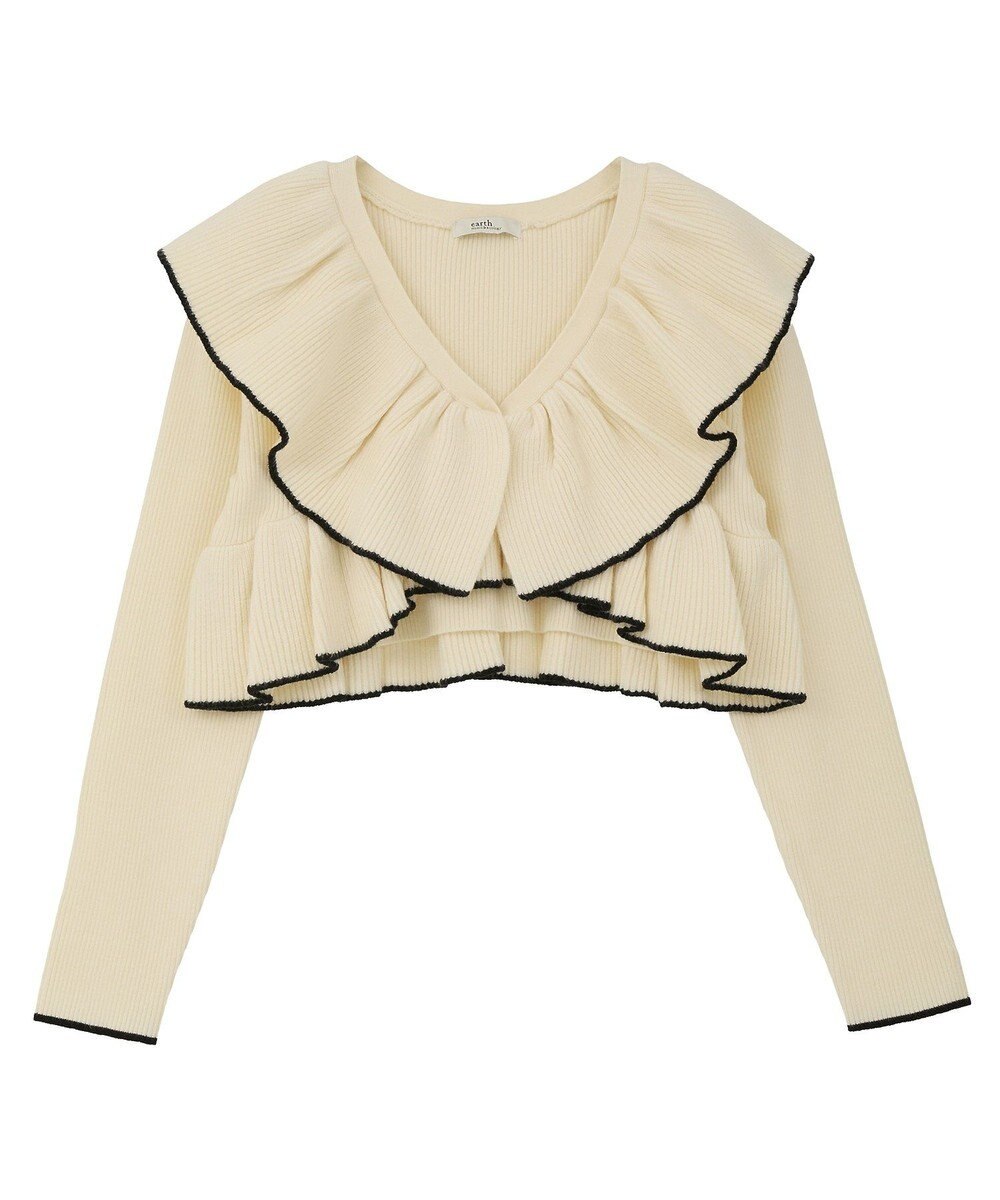 earth music&ecology 【SET ITEM】ラッフルニットボレロアンサンブル 