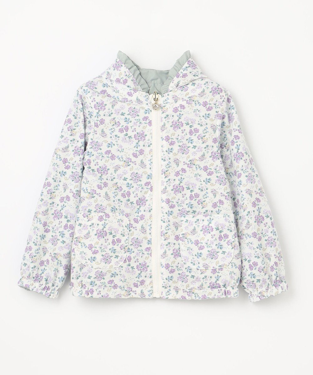 ANY KIDS フード取り外し リバーシブル ブルゾン 