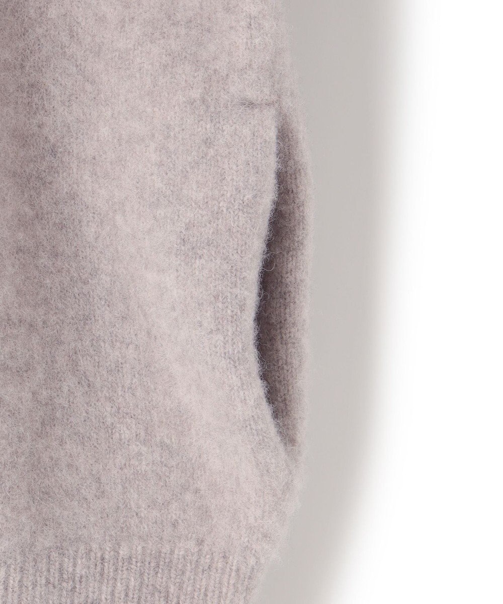 23区 フェルト ニットパーカー 