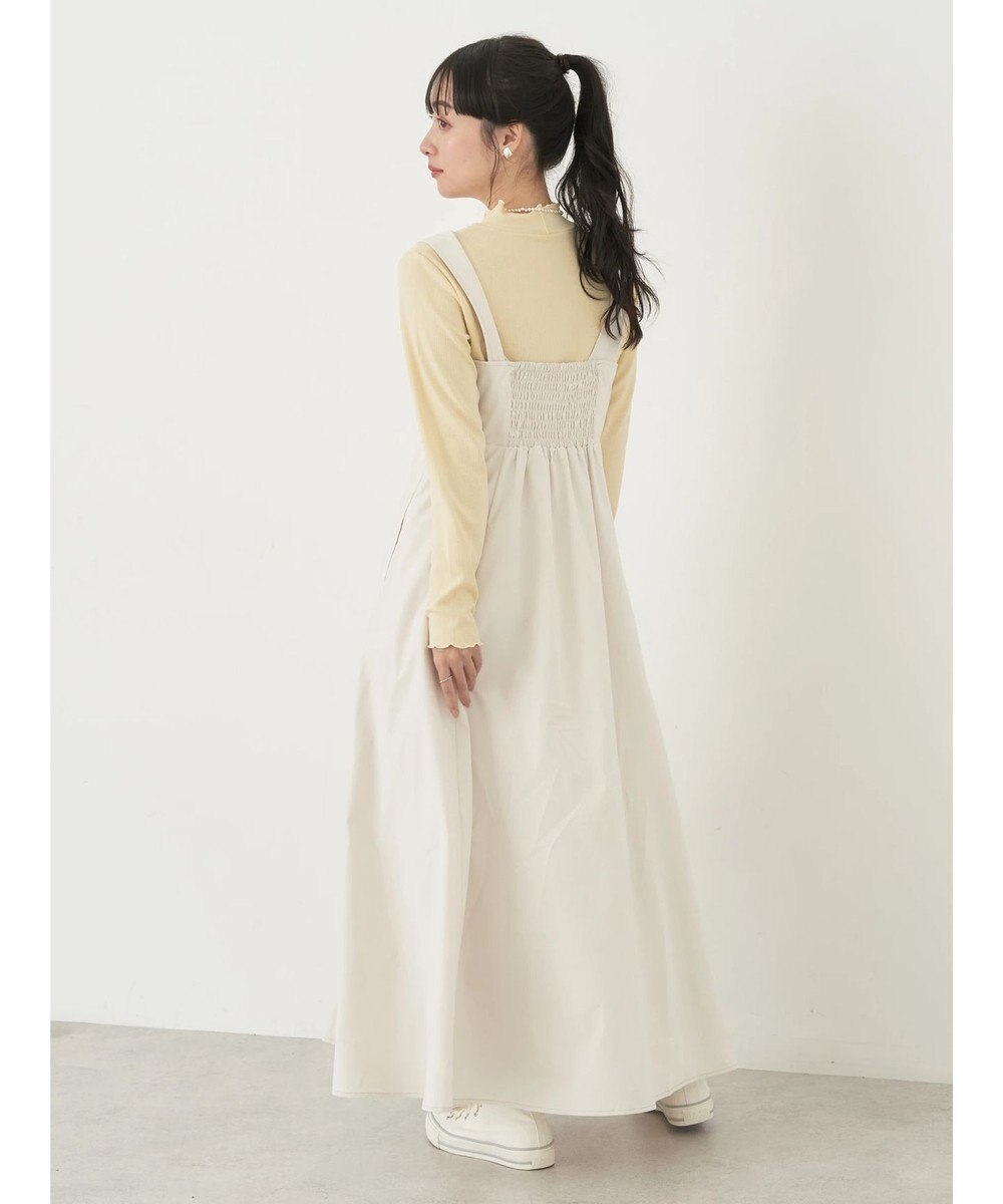 earth music&ecology ステッチジャンドレ 