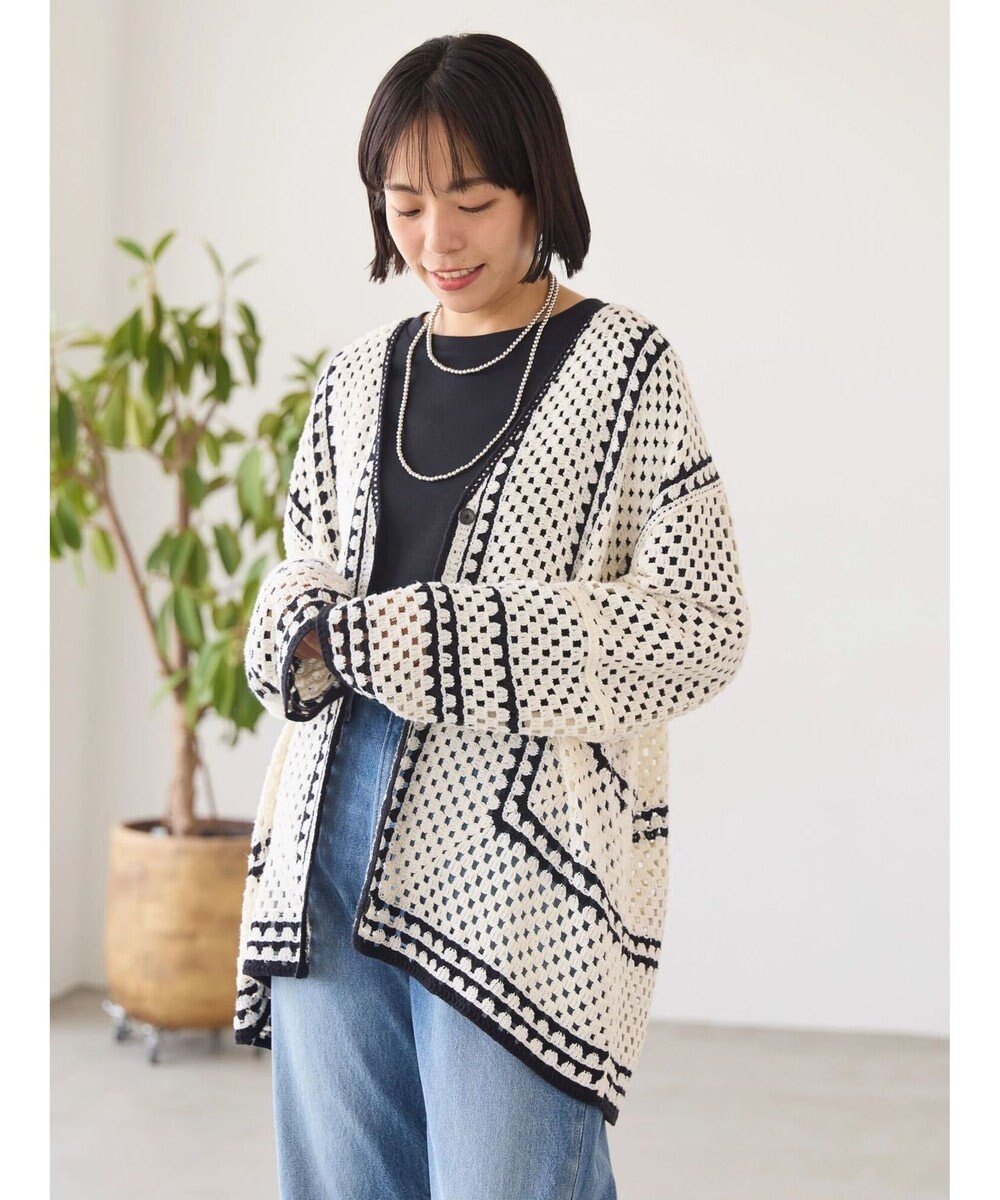 AMERICAN HOLIC クロシェカーディガン 