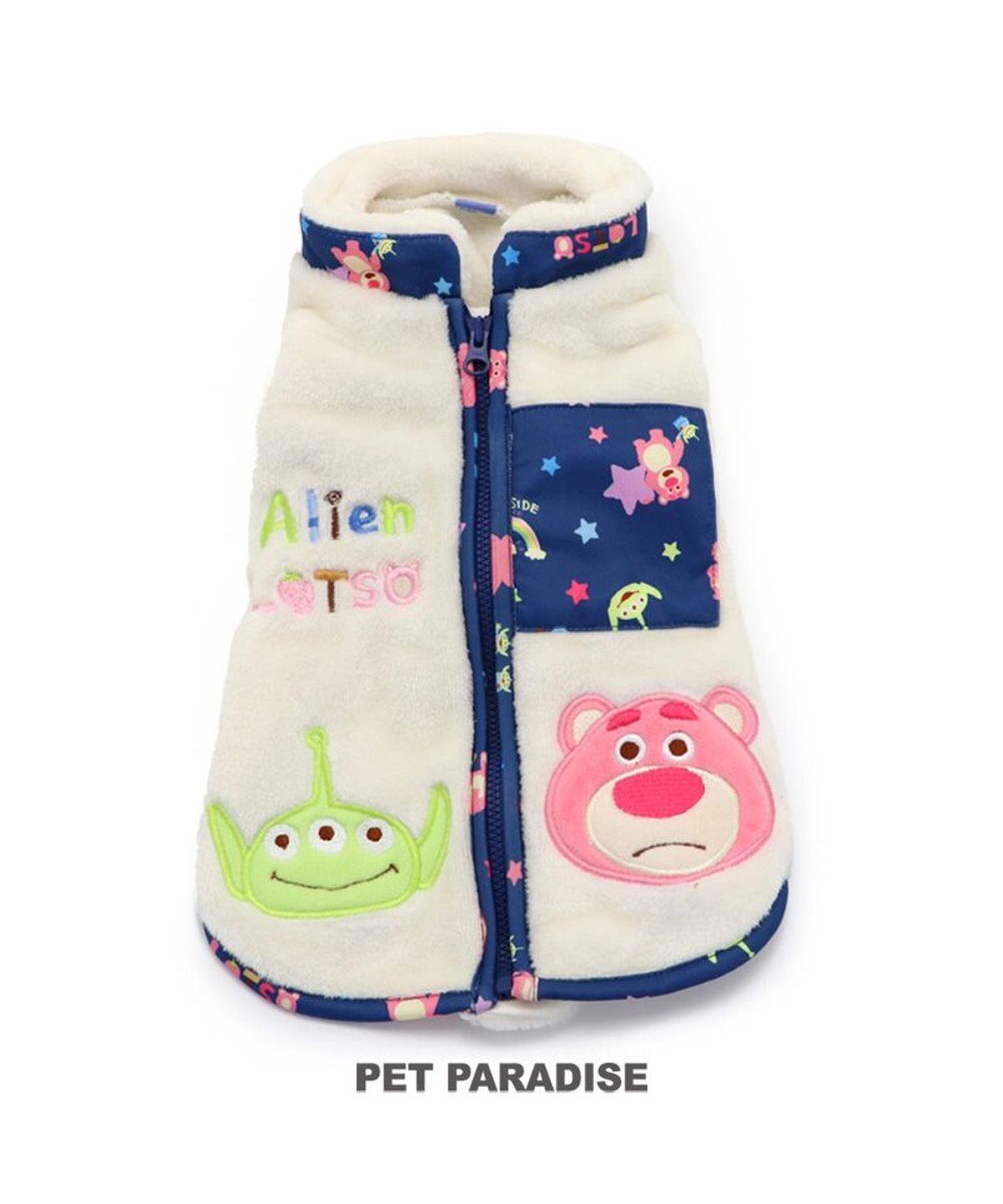 PET PARADISE 犬 服  ディズニー トイ・ストーリー ベスト 〔小型犬〕 ジップアップ ペットウエア ペットウェア ドッグウエア ドッグウェア ベビー 超小型犬 小型犬暖かい 白~オフホワイト