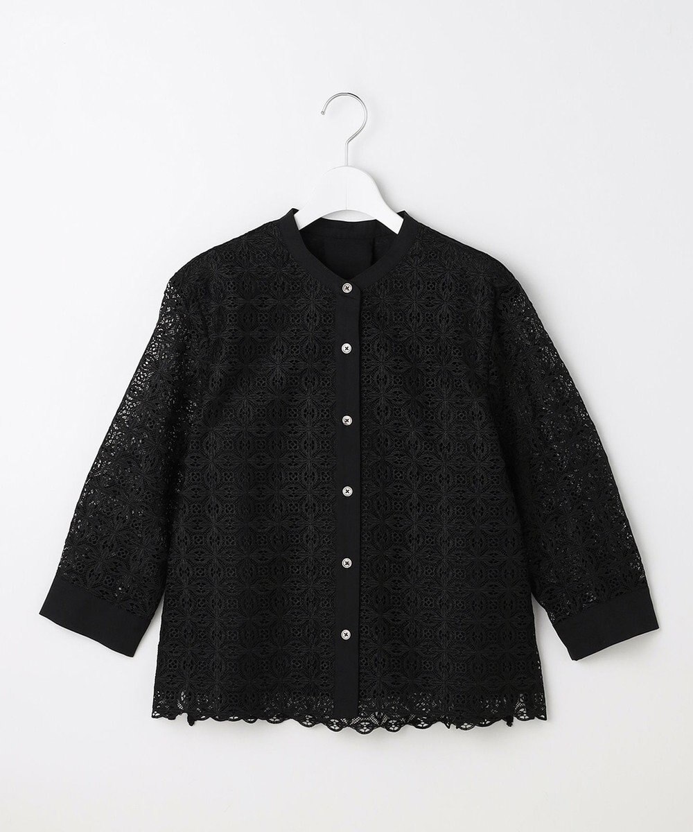 自由区 【カタログ掲載】ジオメトリックレース ブラウス 