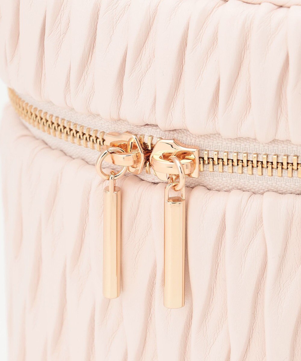 LA BAGAGERIE 【MONICA】ランダムプリーツバニティバッグ 