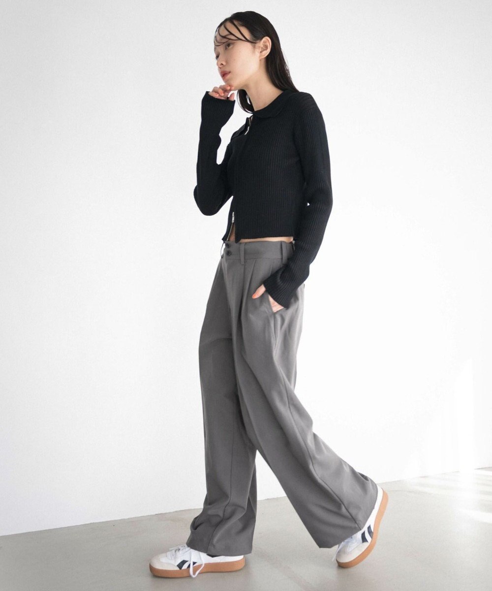 WEGO 【ユニセックス着用ITEM/SMLサイズ展開】バギースラックス 