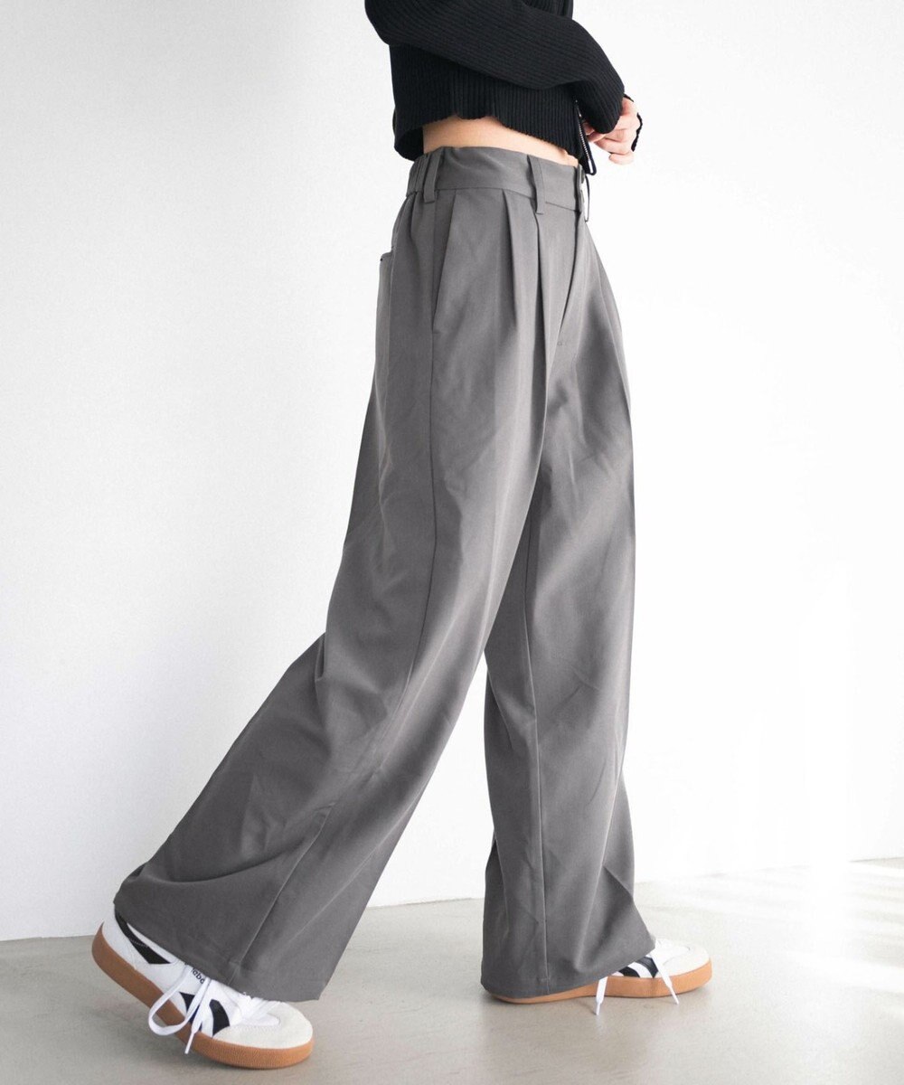 WEGO 【ユニセックス着用ITEM/SMLサイズ展開】バギースラックス 