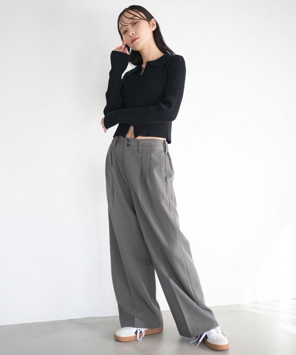 WEGO 【ユニセックス着用ITEM/SMLサイズ展開】バギースラックス 