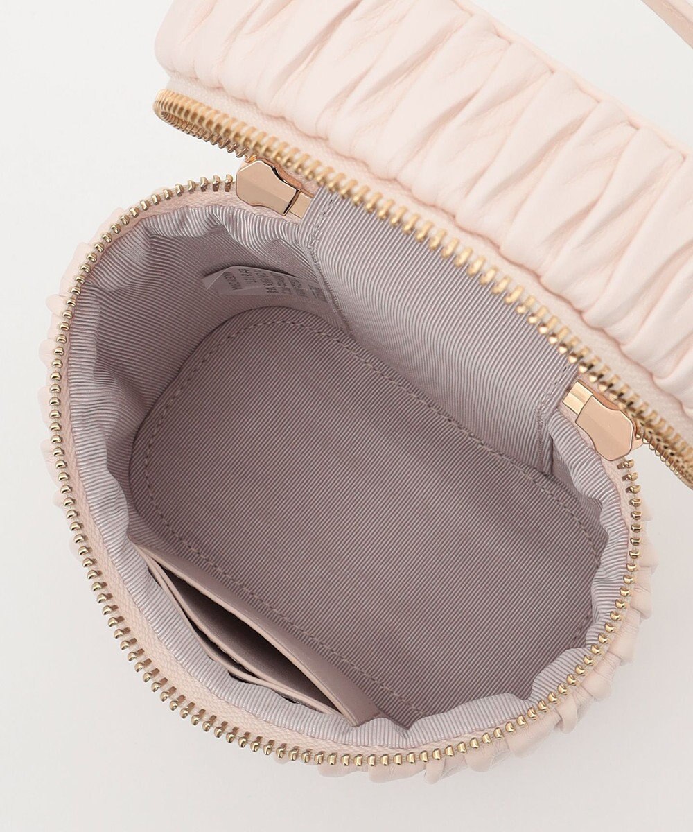 LA BAGAGERIE 【MONICA】ランダムプリーツバニティバッグ 