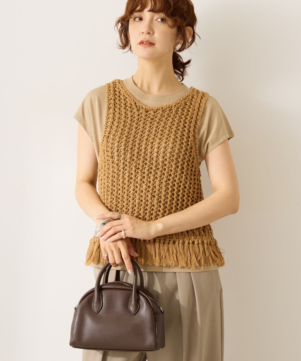 AMERICAN HOLIC 【前後2WAY】フリンジショートベスト 