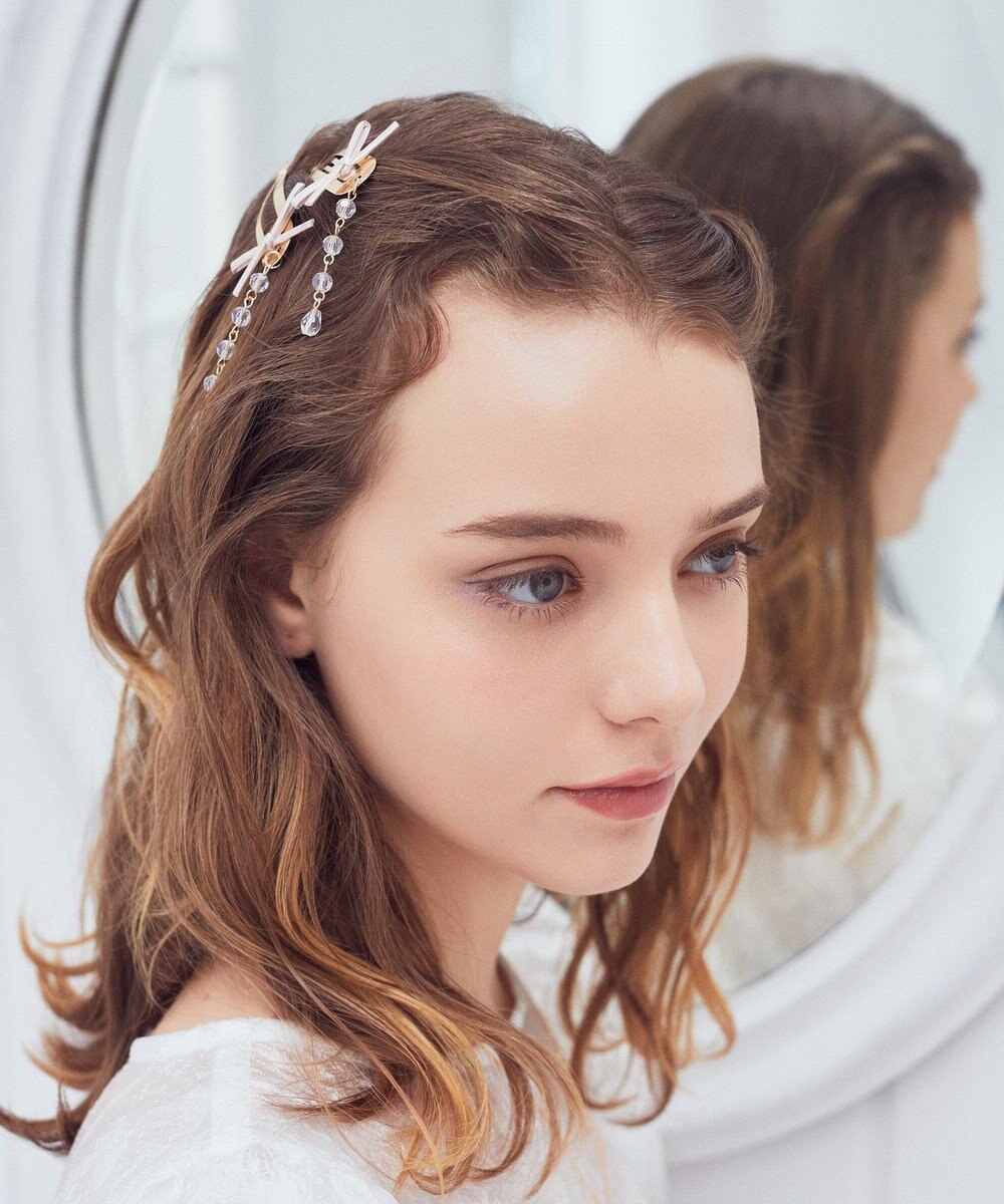 Maison de FLEUR リボンスリーピンセット 