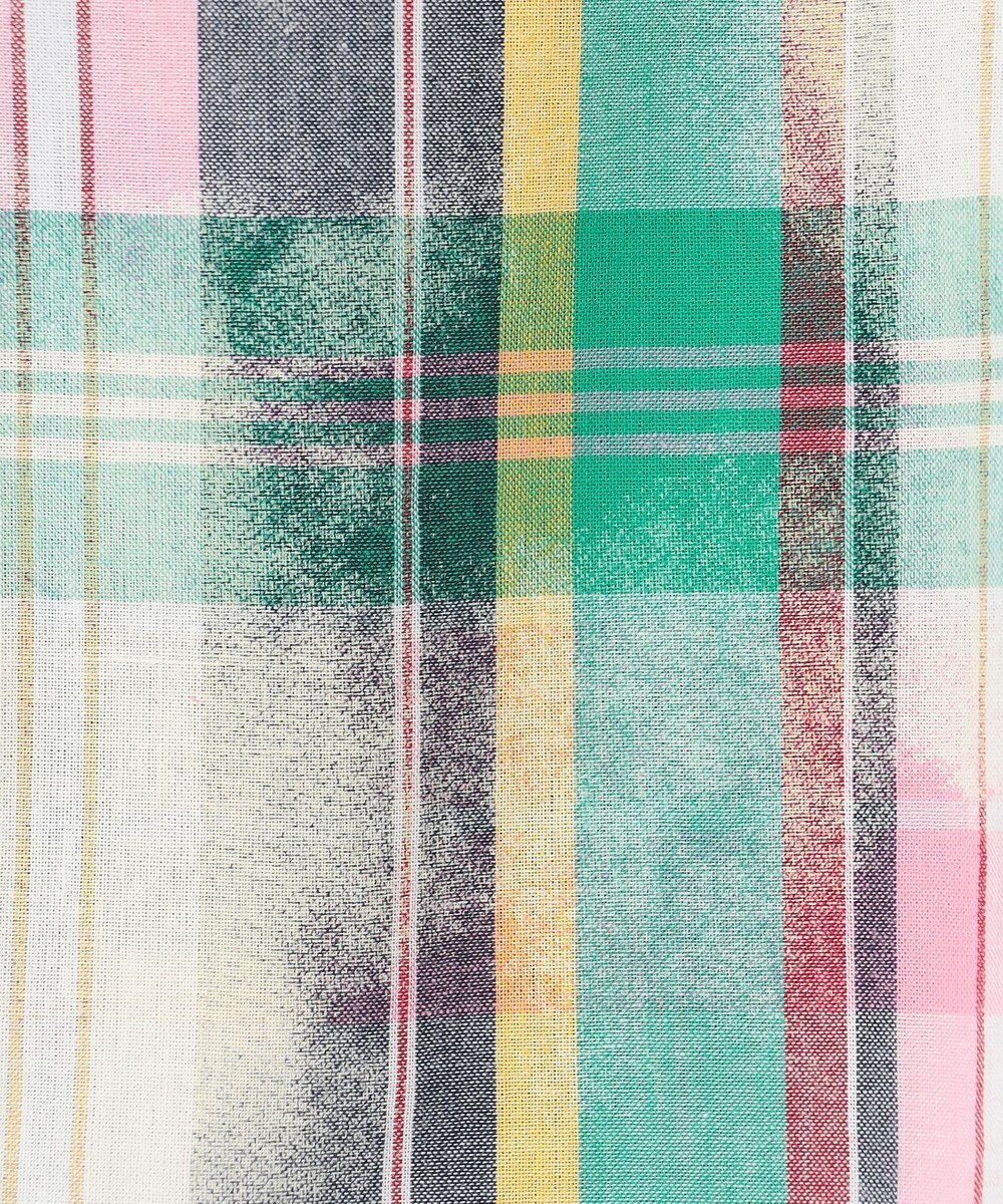 J.PRESS MEN 【J.PRESS ORIGINALS】India Madras Discharge Print Pullover Shirt / Baggy Fit 