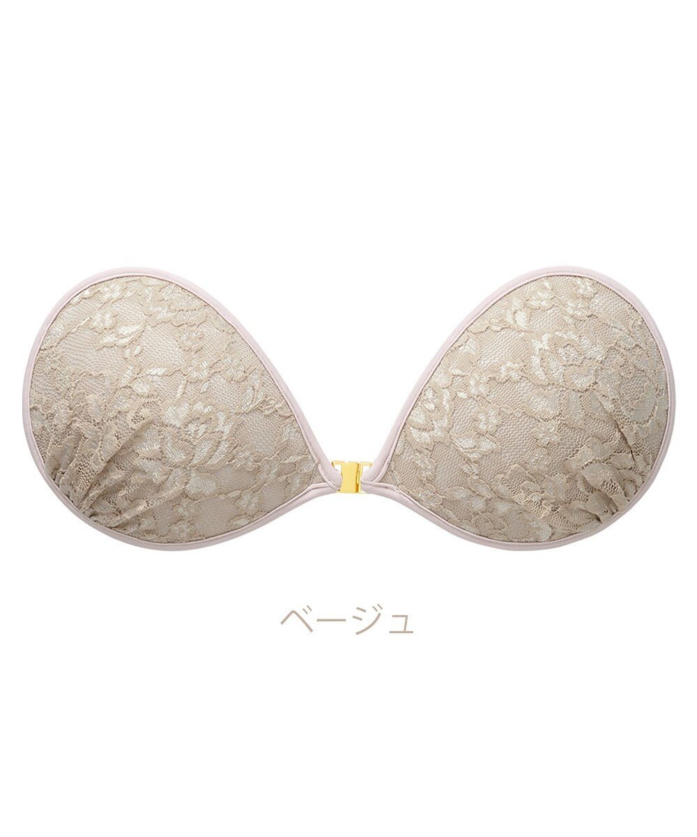 BRADELIS New York 【NuBra / ナチュラルタイプ】ヌーブラ・エアーライト クラシカルブーケ   蒸れにくい バックレス コレクション デザインヌーブラ 正規品 