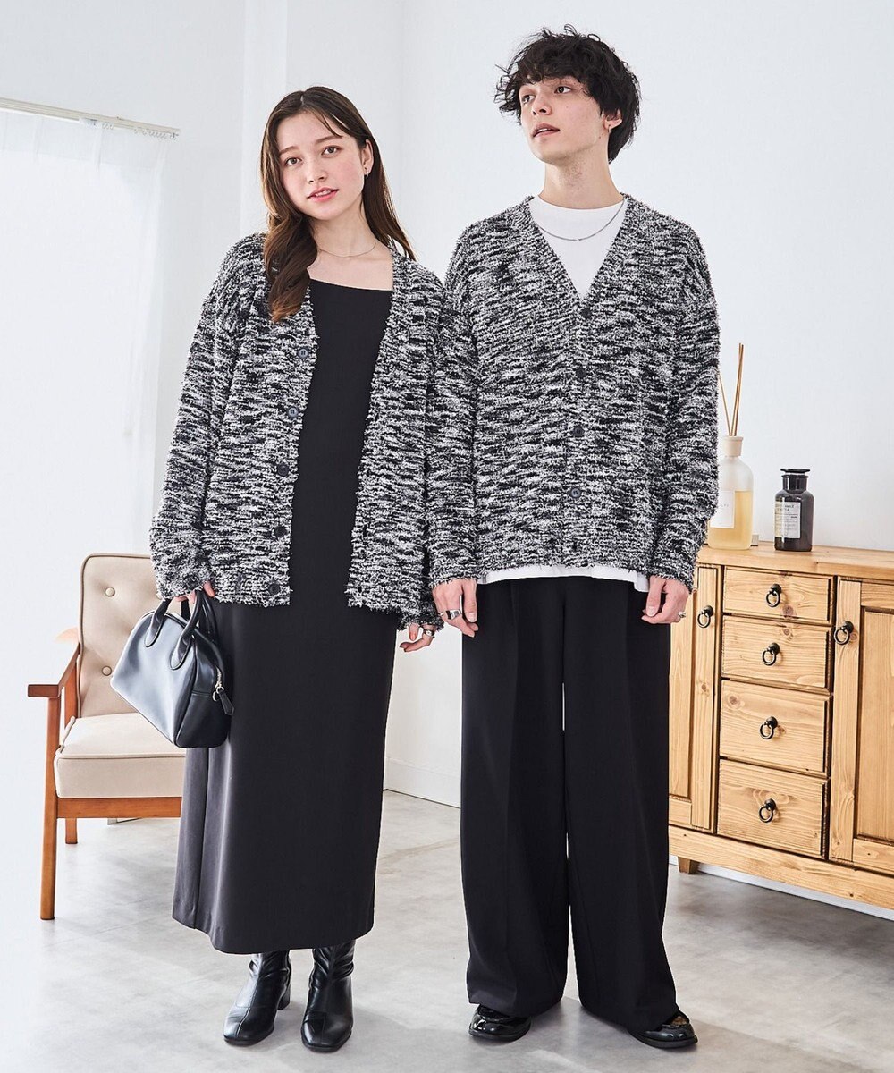 WEGO ツイストブークレカーディガン 