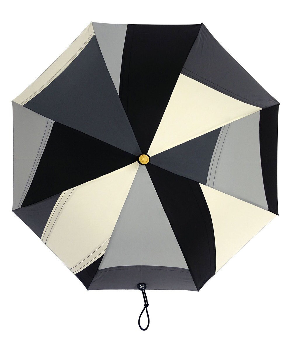 +RING 【限定/日本製】プラスリング 晴雨兼用傘（長ショート）BLK SR305 