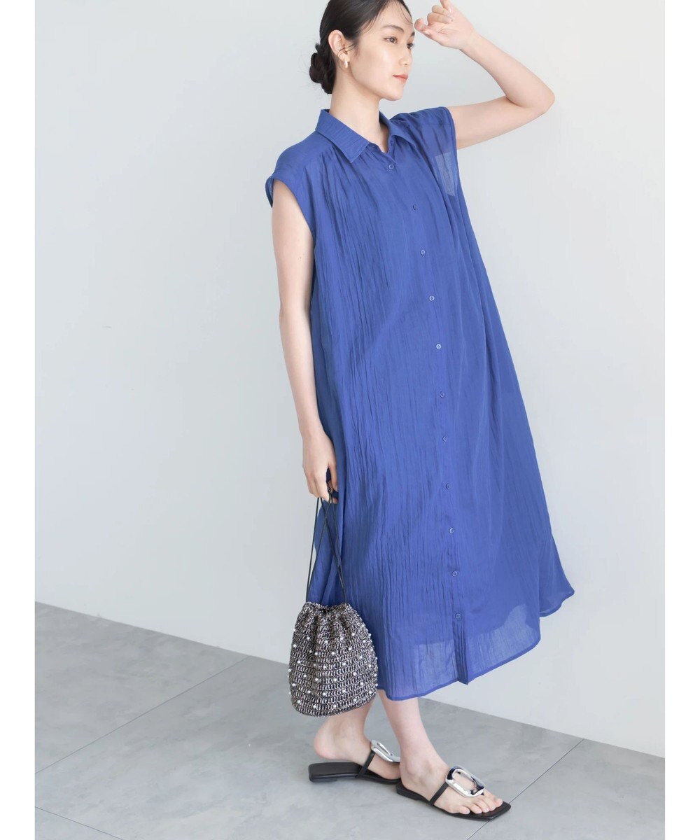 Te chichi シャンブレーボイルテントマキシワンピース 
