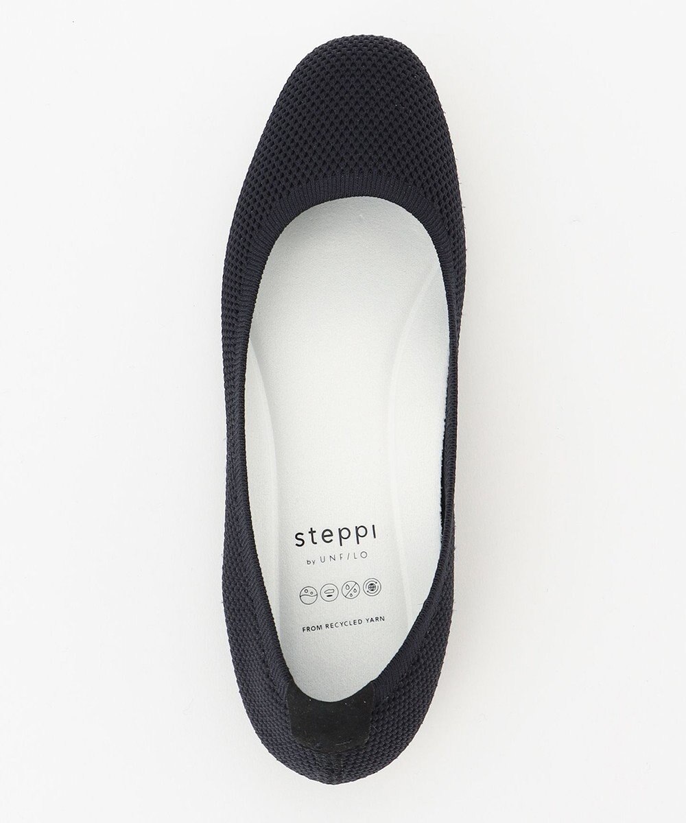steppi “撥水＆洗えるニットシューズ” バレエ パンプス 