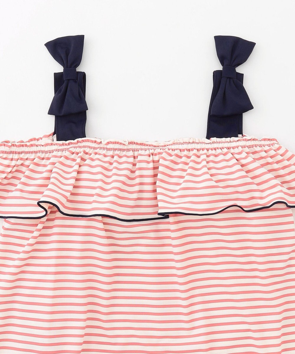 組曲 KIDS 【UVカット】【SS-Lサイズ】マリンストライプ スイムウェア(セパレート) 