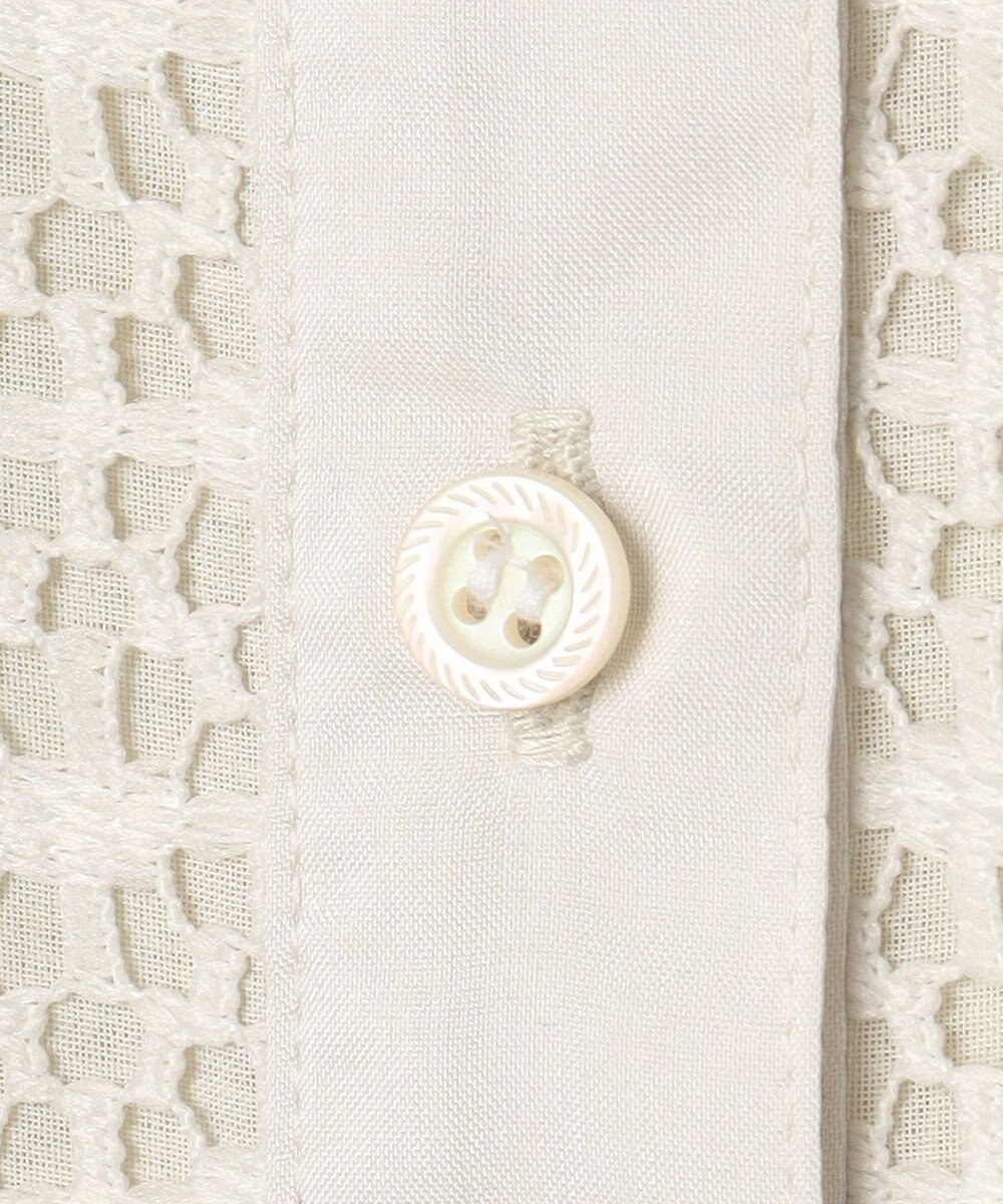 J.PRESS LADIES レースジャージー バンドカラー カットソー 