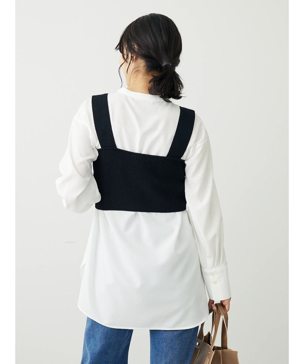 Green Parks ＳＥＴ２点ニットビスチェ＋とろみチュニック 