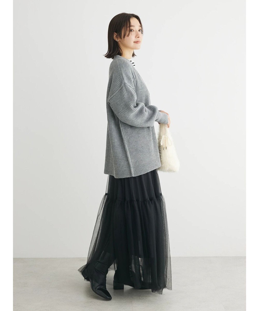 Green Parks 洗える　Ｖネックニットカーディガン 