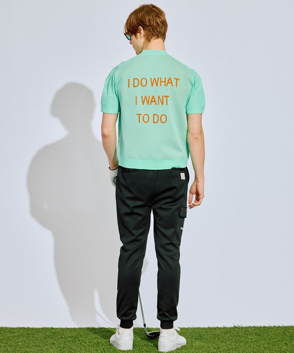 PW CIRCULUS 【手洗い可能】【MEN】アニマルドットニットモック ゴルフ 