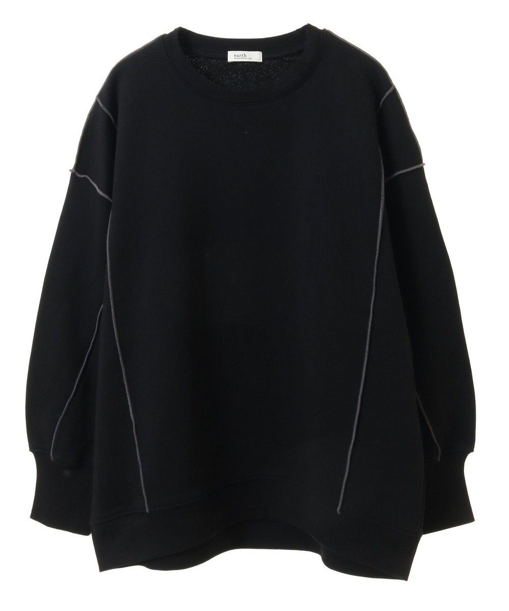 earth music&ecology 配色ルーズチュニック 