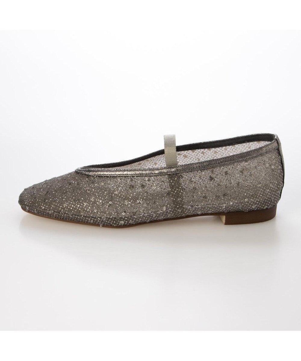 MODE ET JACOMO <MODE ET JACOMO>ストラップチュールフラットパンプス 